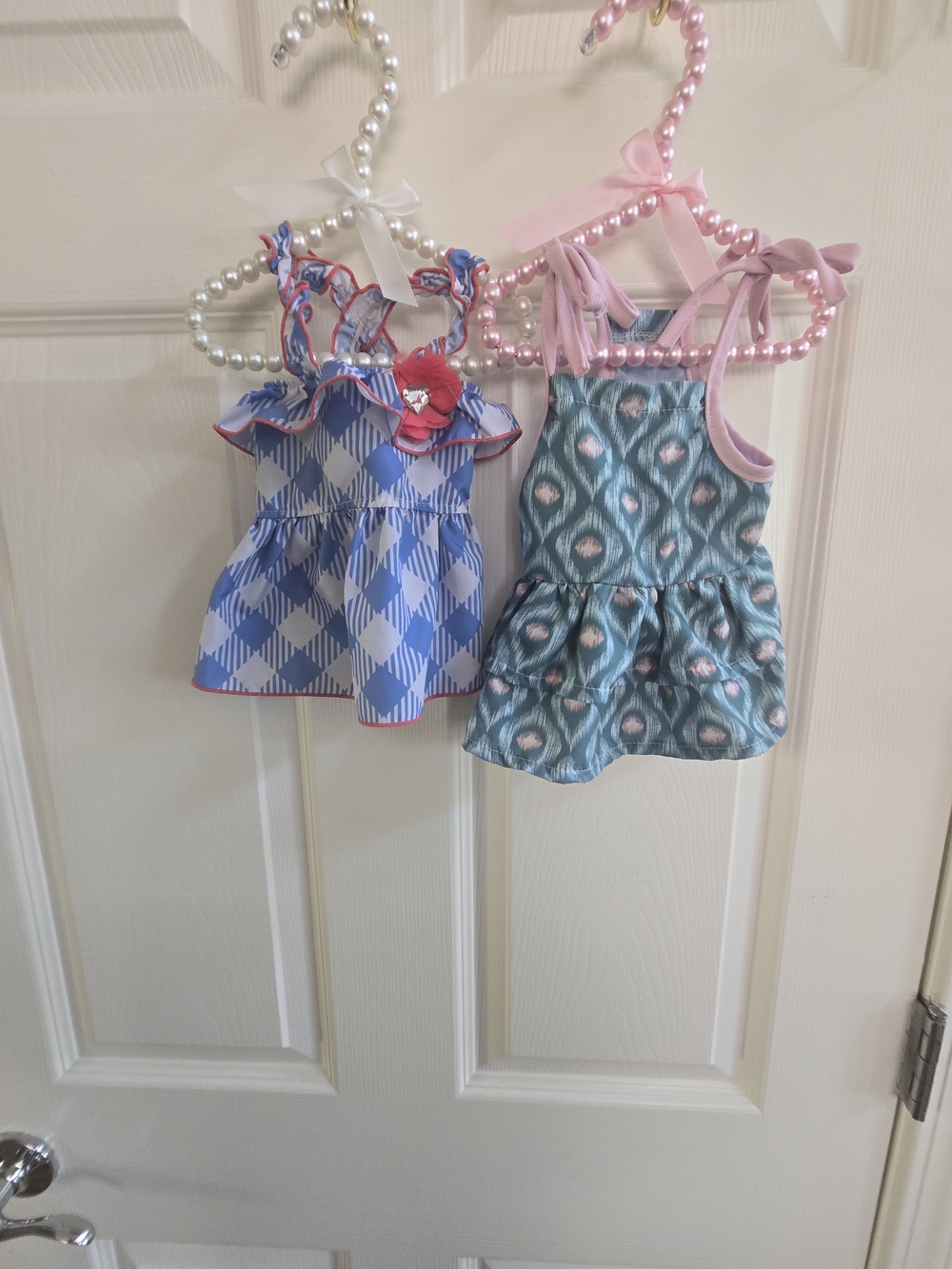 Jessica Simpson &Simply Wag Patterned Dog Dresses (Set of 2)
